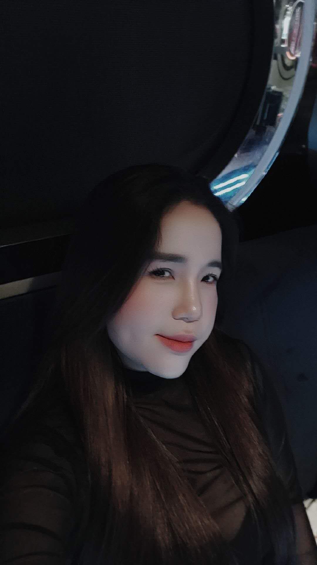 Shy profile photo